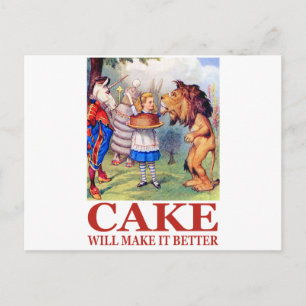 CAKE ZAL HET BETER MAKEN BRIEFKAART