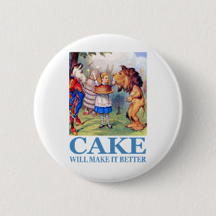 CAKE ZAL HET BETER MAKEN RONDE BUTTON 5,7 CM