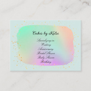 Cakedesigner Visitekaartje