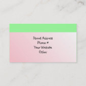 Cakemoratie/bakken Visitekaartje (Achterkant)