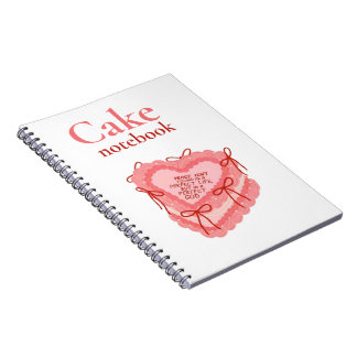 Cakerecepten journaal voor favoriete recepten notitieboek