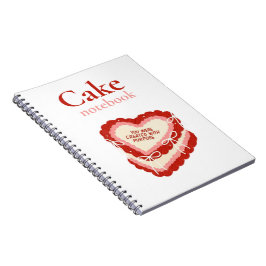 Cakerecepten notitieboek voor thuis bakkers