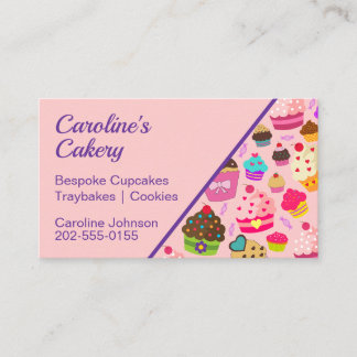 Cakery Cakery Cupcake Bespoke Visitekaartje
