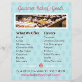 Cakes and Cupcakes Bakkerij Flyer Sjabloon (Achterkant)