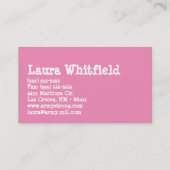 Cakes Bakery Sweet Behandelt Visitekaartje (Achterkant)