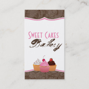 Cakes Bakery Sweet Behandelt Visitekaartje