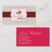 Cakes Bakery Sweet Behandelt Visitekaartje (Voorkant / Achterkant)