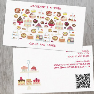 Cakes Bakken Catering QR-code Visitekaartje