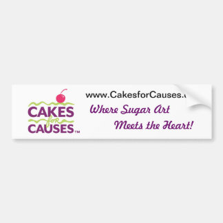 Cakes for Causes Bumpersticker