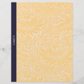 Cakes | Ontvanger divider |  goudbloemen (Achterkant)