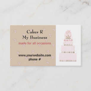 Cakes R Mijn Zakelijk Ontwerp Visitekaartje