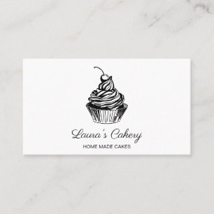 Cakes Snoepjes Cupcake Bakkerij Girly Craft Visitekaartje