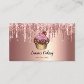 Cakes & Sweets Cupcake Home Bakery Drift Gold B Visitekaartje (Voorkant)
