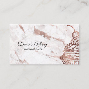 Cakes & Sweets Cupcake Home Bakery Rustige Vintage Visitekaartje