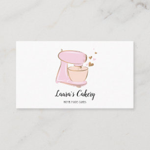 Cakes & Sweets Cupcake Home Bakkerij mixer Visitekaartje