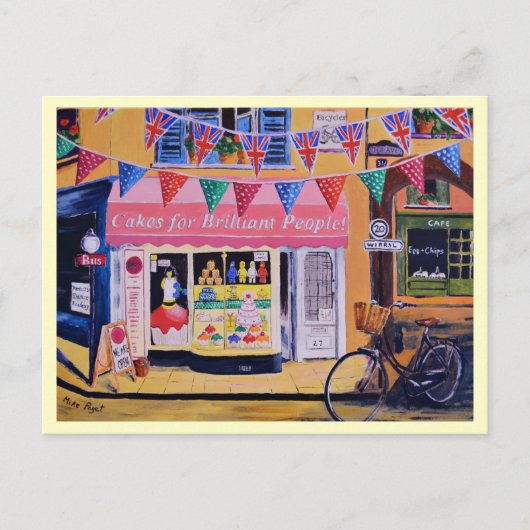 Cakes voor briljante mensen briefkaart (Voorkant)