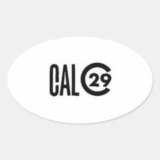 Cal 29 Zeilboot Sticker (Voorkant)
