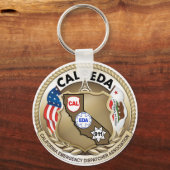 CAL-EDA-Logo Sleutelhanger (grote Logo) (Voorkant)