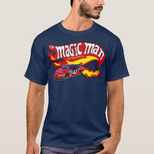 Cal Naughton Jr Het Magic Man HOT FLAMES T-shirt