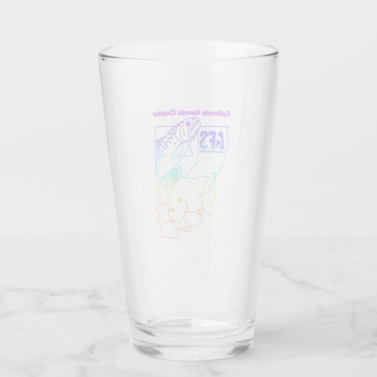 Cal-Neva AFS Arc-en-ciel Tumbler en verre (Dos)