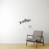 Cal-Neva AFS fish shirt-Support studentensubeenhed Wandkleed (In situ)