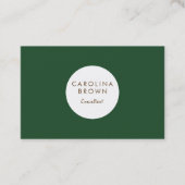 Cal Poly Pomona Carte de visite vert (Devant)