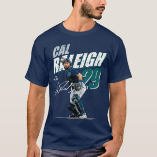 Cal Raleigh Seattle MLB Honkbal Spelers MLBCRA204 T-shirt