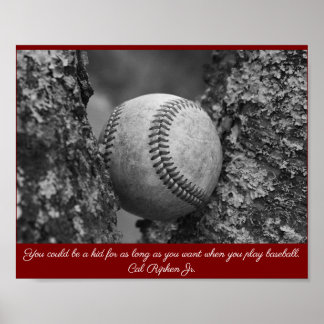 Cal Ripken-honkbalposter Poster