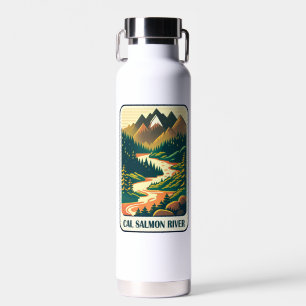 Cal Salmon River California Kleuren Waterfles