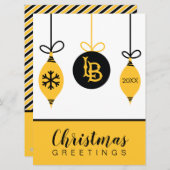 Cal State Long Beach Feestdagenkaart (Voorkant / Achterkant)