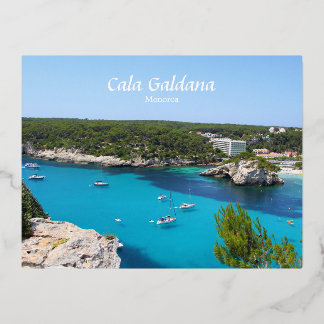 Cala Galdana, Menorca, Spanje Folie Feestdagen Briefkaart