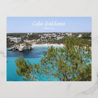 Cala Galdana, Menorca, Spanje Folie Feestdagen Briefkaart