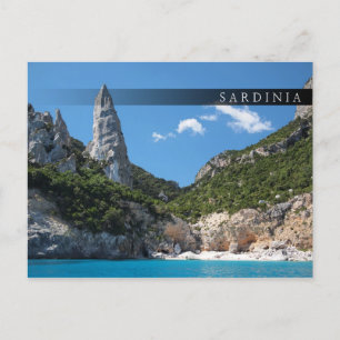 Cala Goloritze plage, Sardinia bar carte postale