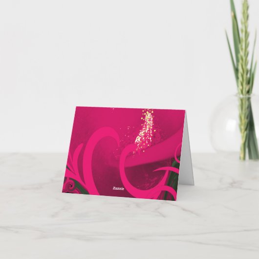 Cala Lilly Rasberry profond tourbillonne Merci (Dos)