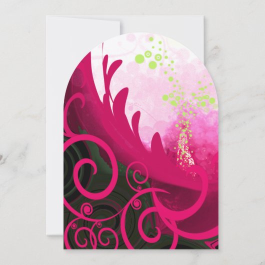 Cala Lily Faire-part de mariage (Dos)