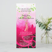 Cala Lily Faire-part de mariage 9,25x4 (Debout devant)