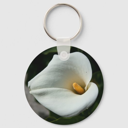 Cala Lily Flower Sleutelhanger (Voorkant)