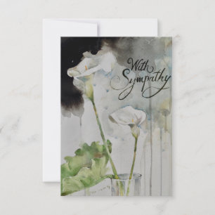 Cala Lily Sympathy Flat Kaart