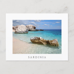 Cala Mariolu strand op Sardinië, briefkaart van de