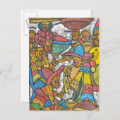 Calabash-markt Briefkaart (Voorkant / Achterkant)