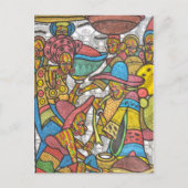 Calabash-markt Briefkaart (Voorkant)