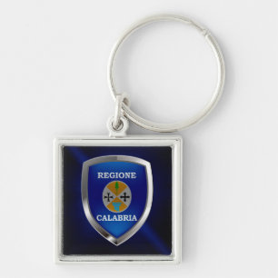 Calabria Mettalic Emblem Sleutelhanger
