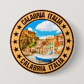 Calabria Ronde Button 7,6 Cm (Voorkant)