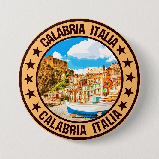Calabria Ronde Button 7,6 Cm (Voorkant)