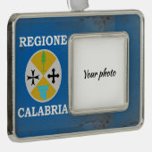 Calabria Verzilverd Kader Ornament (Rechts)