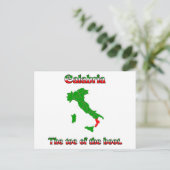 Calabrië de teen van de laars briefkaart (Staand voorkant)