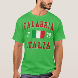 Calabrië Italia Italiaanse vlag T-shirt