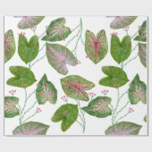 Caladium Pattern for plant lovers Cadeaupapier (Vlak)