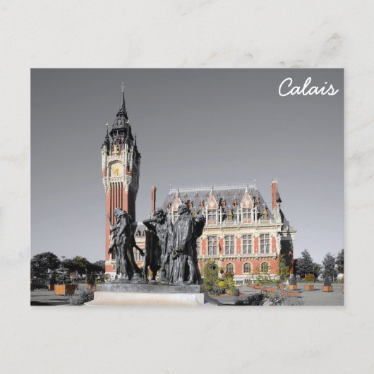 Calais, Frankrijk Briefkaart (Voorkant)