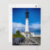 Calais in Nord-Pas de Calais, vuurtoren in Frankri Briefkaart (Voorkant / Achterkant)